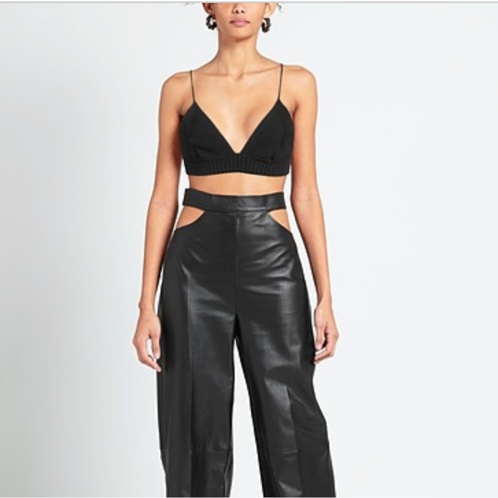 ambush black bralette bustier